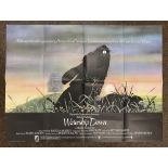 Watership Down British Quad film poster, folded.