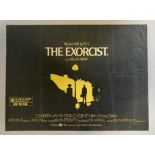 The Exorcist British Quad film poster.