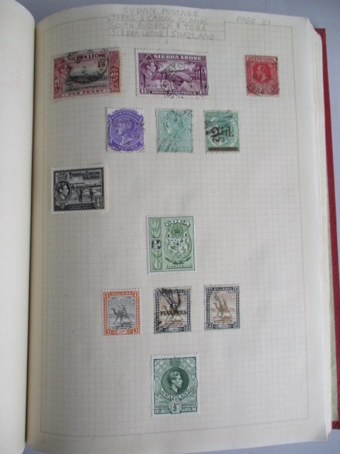 Two albums of various worldwide stamps along with an empty album - Image 14 of 55