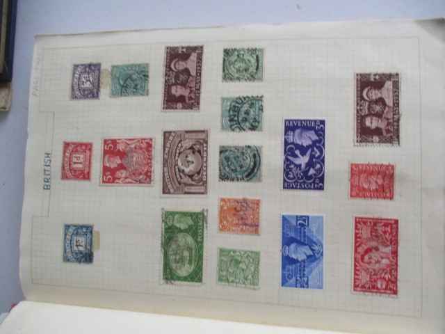 Two albums of various worldwide stamps along with an empty album - Image 4 of 55