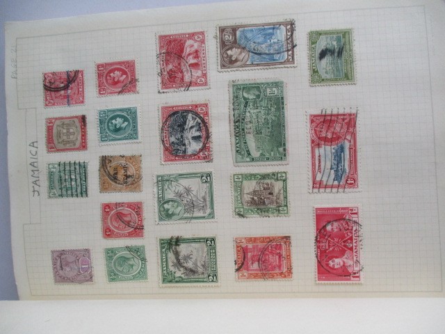 Two albums of various worldwide stamps along with an empty album - Image 8 of 55