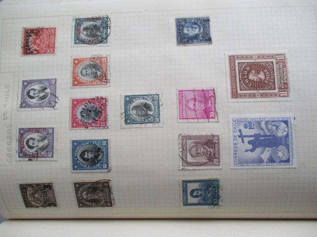 Two albums of various worldwide stamps along with an empty album - Image 26 of 55