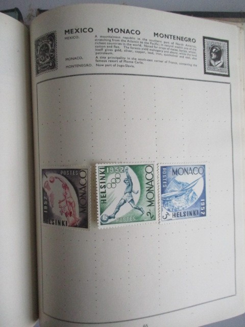 Two albums of various worldwide stamps along with an empty album - Image 50 of 55