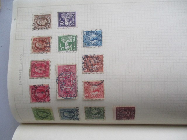 Two albums of various worldwide stamps along with an empty album - Image 41 of 55