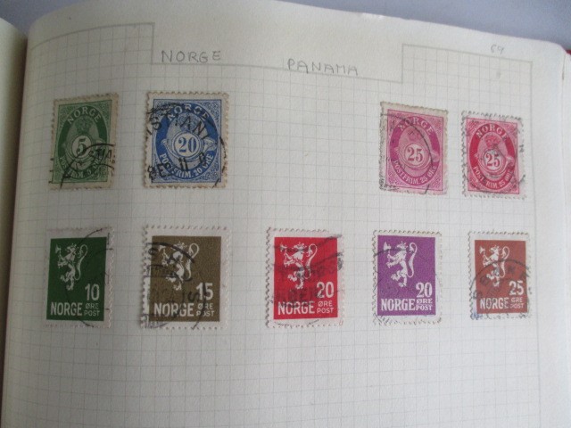 Two albums of various worldwide stamps along with an empty album - Image 37 of 55