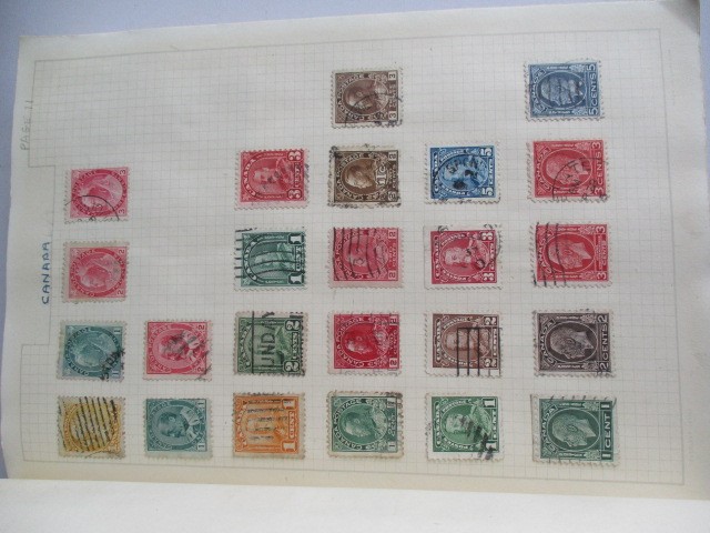 Two albums of various worldwide stamps along with an empty album - Image 5 of 55