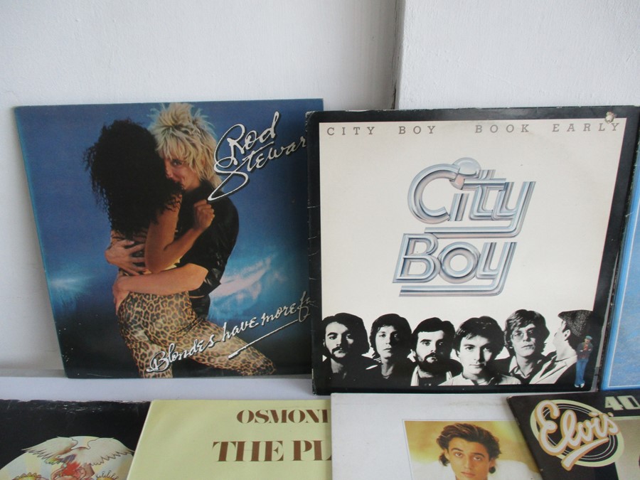 A collection of various LP's including Queen,Rod Stewart etc. - Image 2 of 8