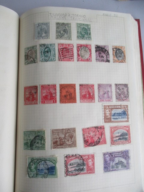 Two albums of various worldwide stamps along with an empty album - Image 16 of 55