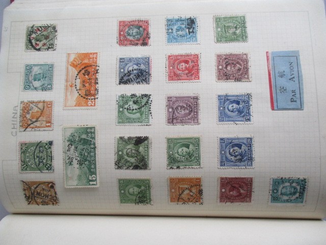 Two albums of various worldwide stamps along with an empty album - Image 27 of 55