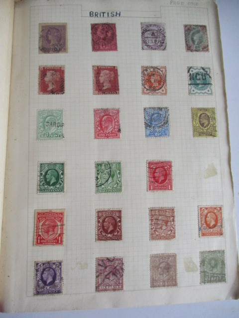 Two albums of various worldwide stamps along with an empty album - Image 2 of 55