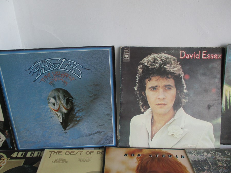 A collection of various LP's including Queen,Rod Stewart etc. - Image 3 of 8