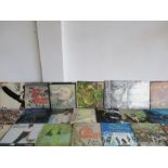 A collection of 42 LP's to include Led Zepplin 1, Rolling stones, David Bowie etc.