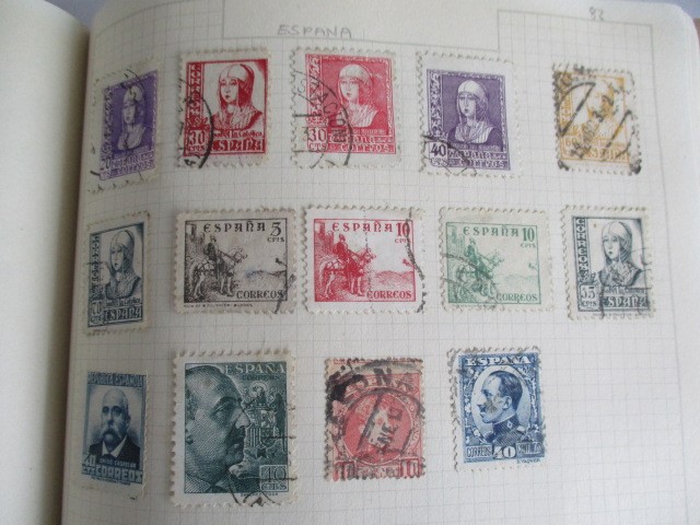 Two albums of various worldwide stamps along with an empty album - Image 42 of 55