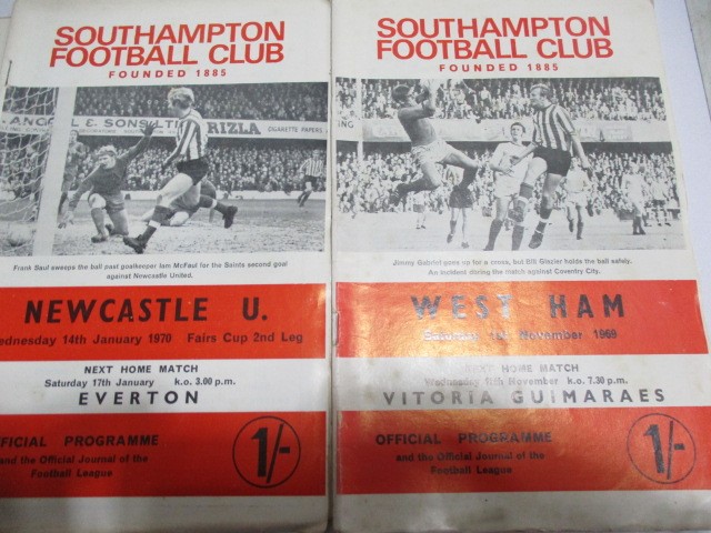 A collection of Southampton F.C football programmes, dating mainly from 1969- 1979 - Image 2 of 10