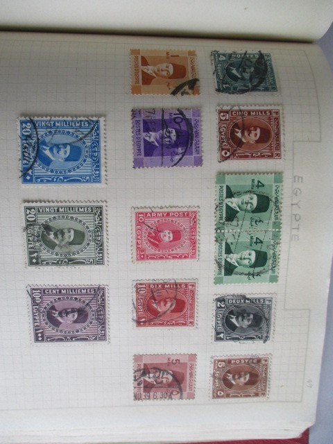 Two albums of various worldwide stamps along with an empty album - Image 30 of 55