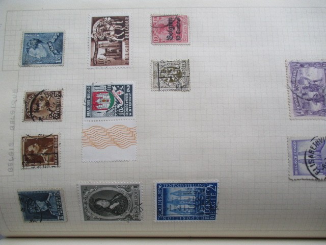 Two albums of various worldwide stamps along with an empty album - Image 23 of 55