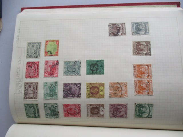 Two albums of various worldwide stamps along with an empty album - Image 15 of 55