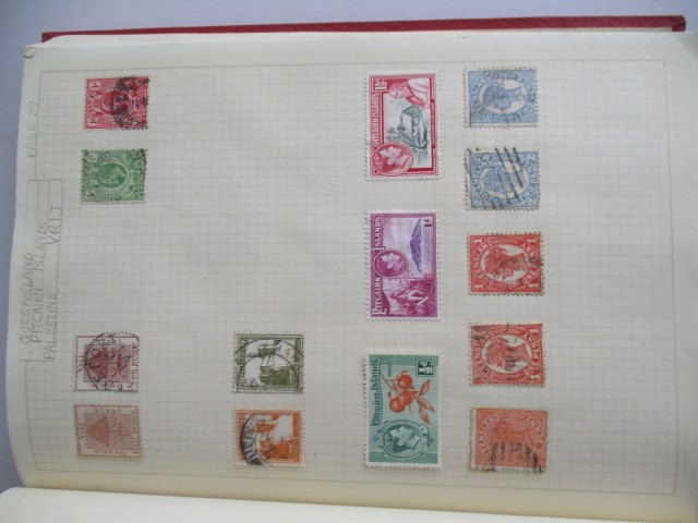 Two albums of various worldwide stamps along with an empty album - Image 13 of 55