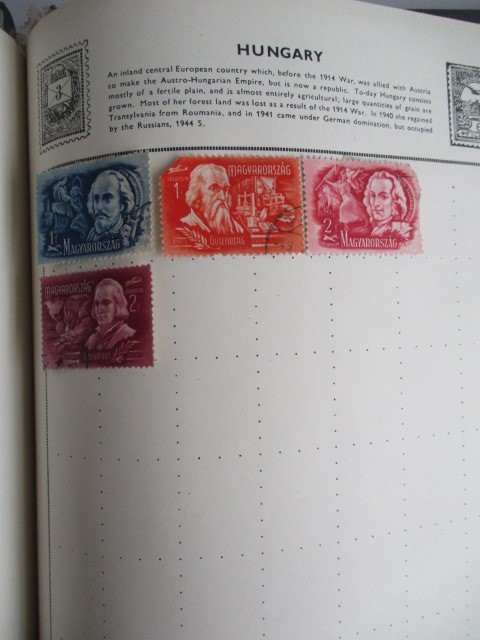 Two albums of various worldwide stamps along with an empty album - Image 48 of 55