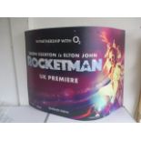 A large Rocketman film poster