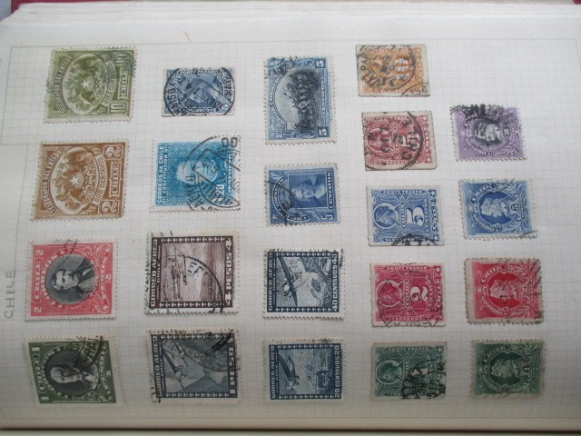 Two albums of various worldwide stamps along with an empty album - Image 25 of 55