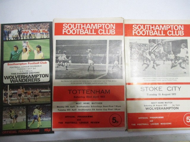 A collection of Southampton F.C football programmes, dating mainly from 1969- 1979 - Image 6 of 10