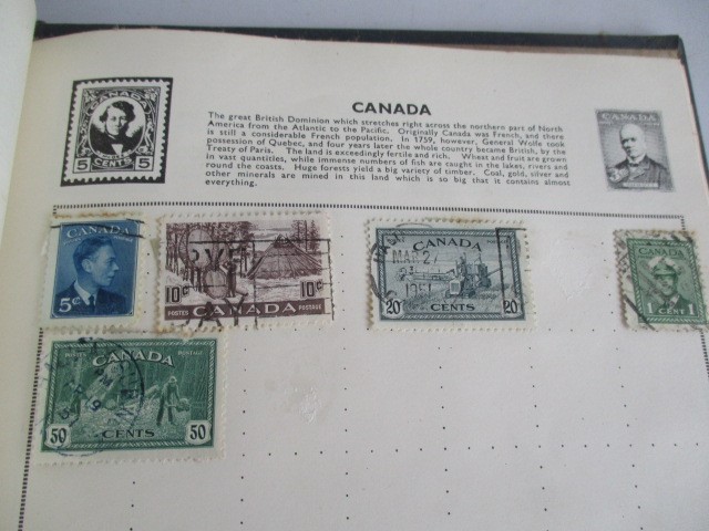 Two albums of various worldwide stamps along with an empty album - Image 45 of 55