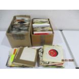 A collection of 7" singles including ABBA, Elvis Presley, Dusty Springfield, Everly Brothers, The