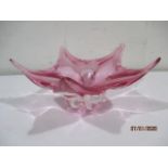 An art glass splash bowl