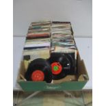 A collection of various singles including Dire Straights, Earth Wind & Fire, Rod Stewart, Roxy