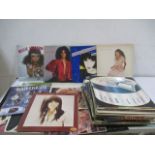 A collection of various LPs including The Beatles, Cliff Richard, Diana Ross etc