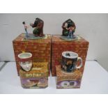 Two Ltd. edition Royal Doulton Harry Potter" figure groups "Harry's 11th Birthday" along with a