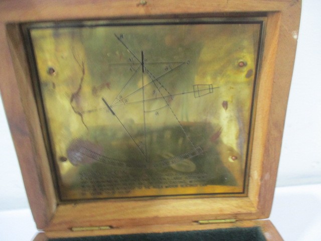 A brass sextant by Kelvin & Hughes in wooden box - Image 12 of 12