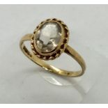 A 9ct gold dress ring.