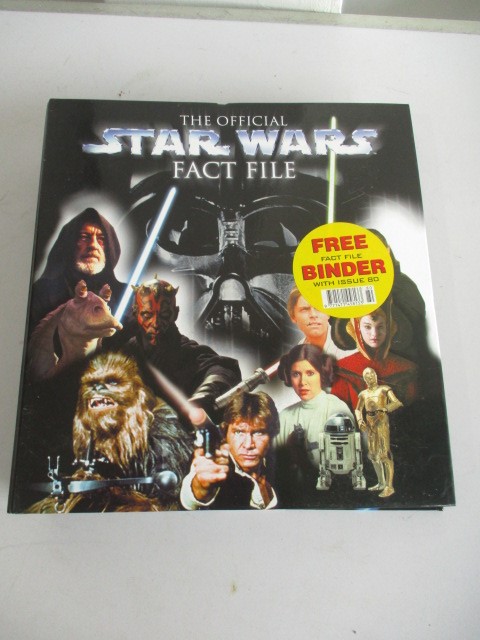 A collection of De Agostini Star Wars Official fact files in binders, magazine 108 signed by - Image 2 of 12