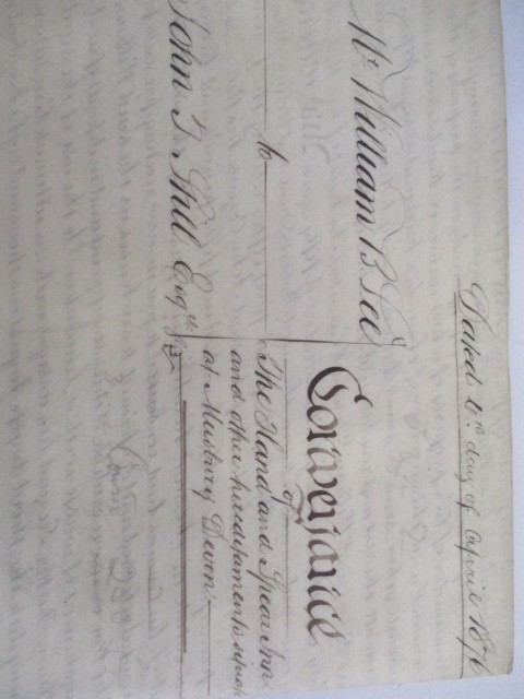 A collection of Musbury indentures between 1848-1876 - Image 3 of 11