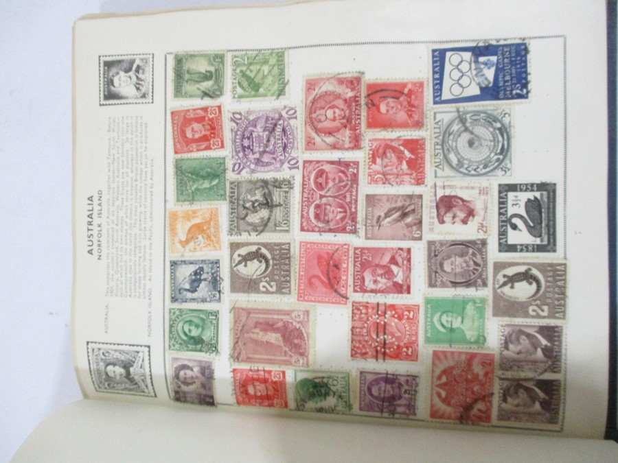 A collection of worldwide stamps along with loose stamps - Image 2 of 94