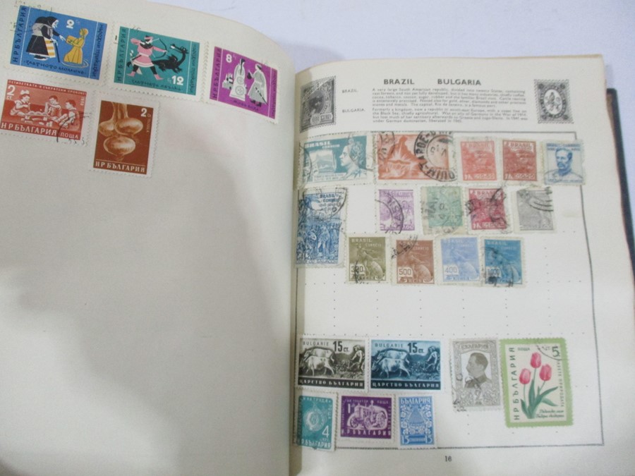 A collection of worldwide stamps along with loose stamps - Image 10 of 94