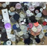 A collection of various buttons