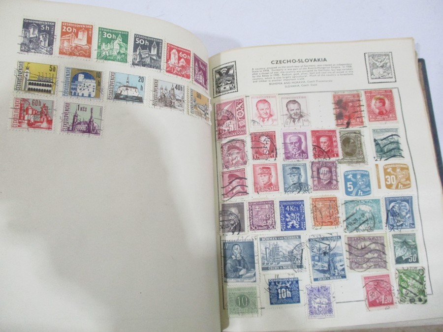 A collection of worldwide stamps along with loose stamps - Image 17 of 94