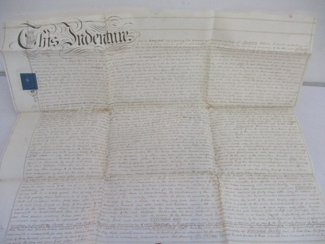 A collection of Musbury indentures between 1848-1876 - Image 9 of 11