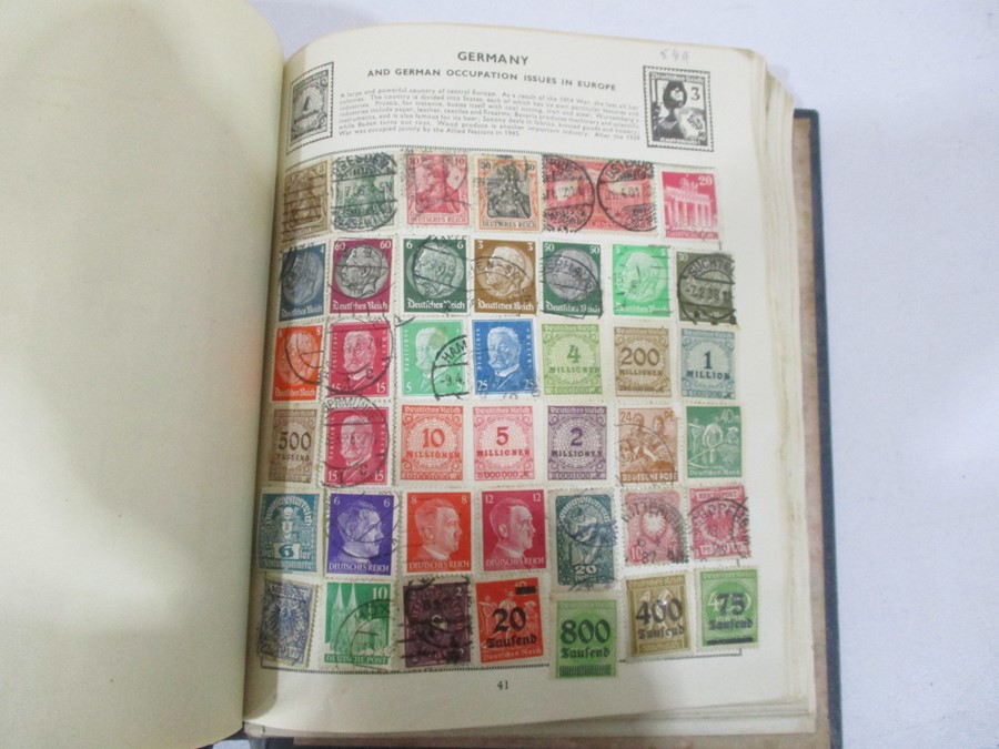 A collection of worldwide stamps along with loose stamps - Image 35 of 94