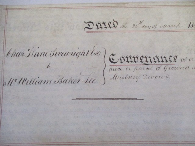 A collection of Musbury indentures between 1848-1876 - Image 5 of 11