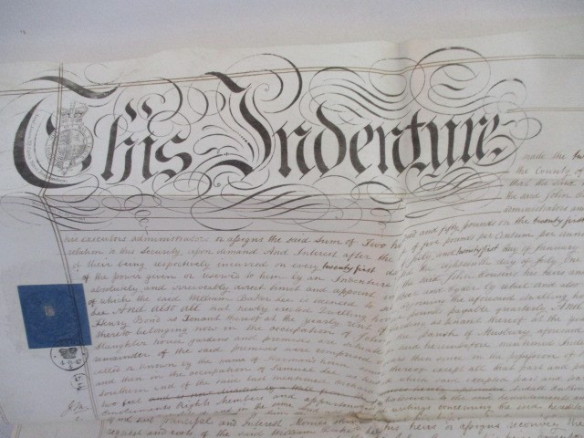 A collection of Musbury indentures between 1848-1876 - Image 10 of 11