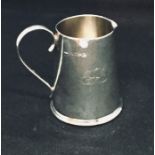 A small silver Chester hallmarked jug