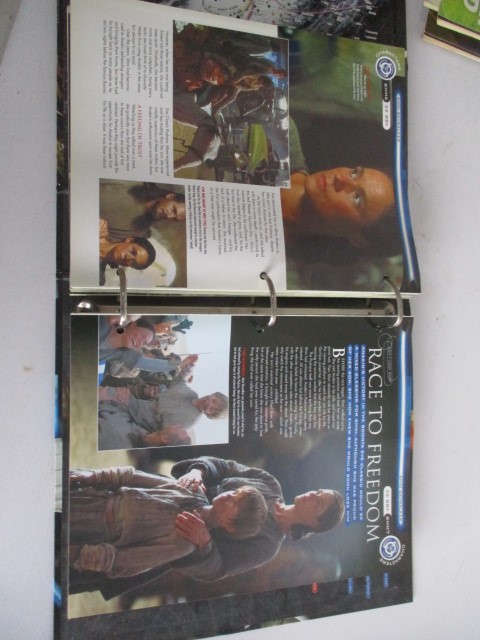 A collection of De Agostini Star Wars Official fact files in binders, magazine 108 signed by - Image 4 of 12