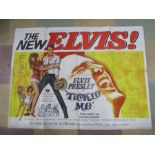 A vintage Elvis Presley film poster "Tickle Me" 1965