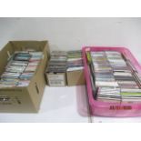 A large collection of various CDs