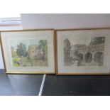 A pair of Sturgeon prints