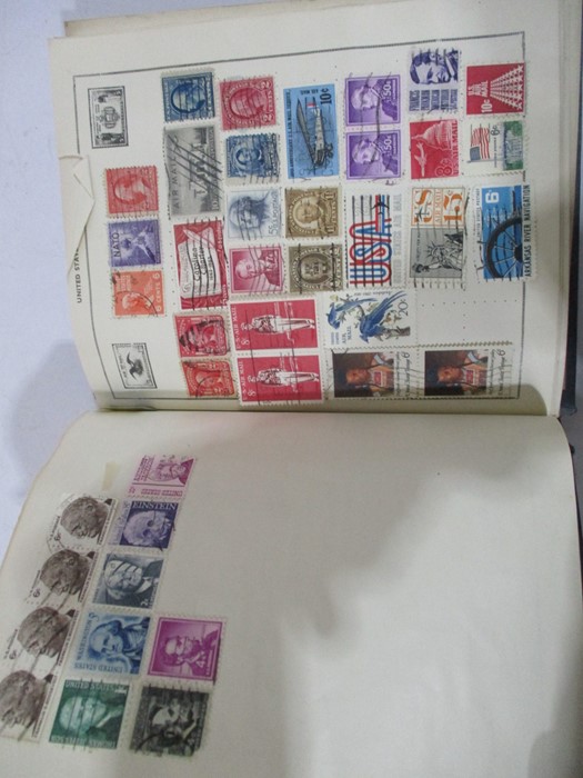 A collection of worldwide stamps along with loose stamps - Image 92 of 94